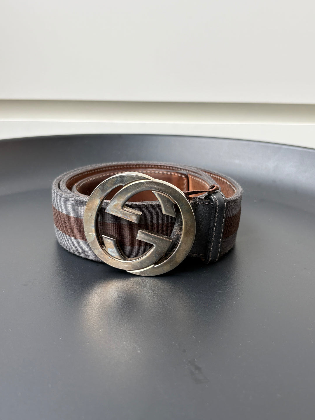 Gucci GG Interlocking Web Belt