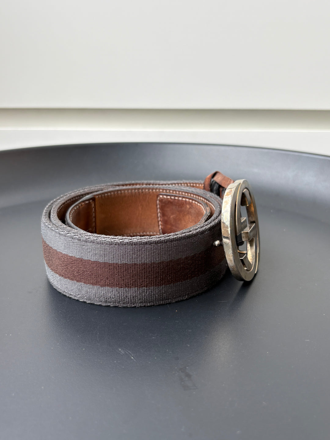 Gucci GG Interlocking Web Belt