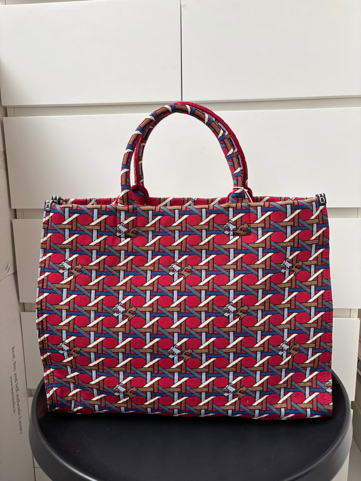 Tory Burch Ella Circular Knit Tote