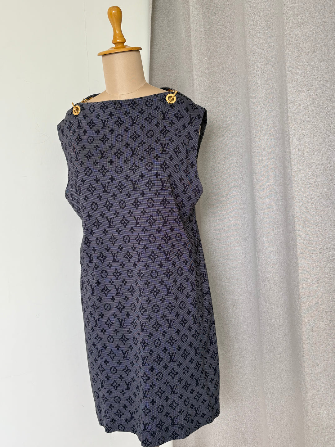 Louis Vuitton Monogram Knit Sheath Dress