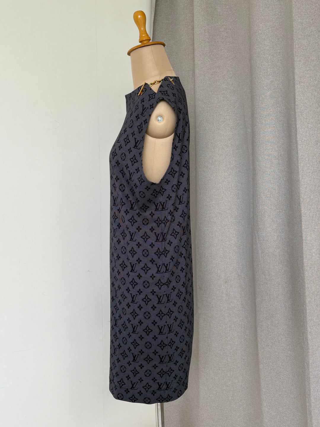 Louis Vuitton Monogram Knit Sheath Dress