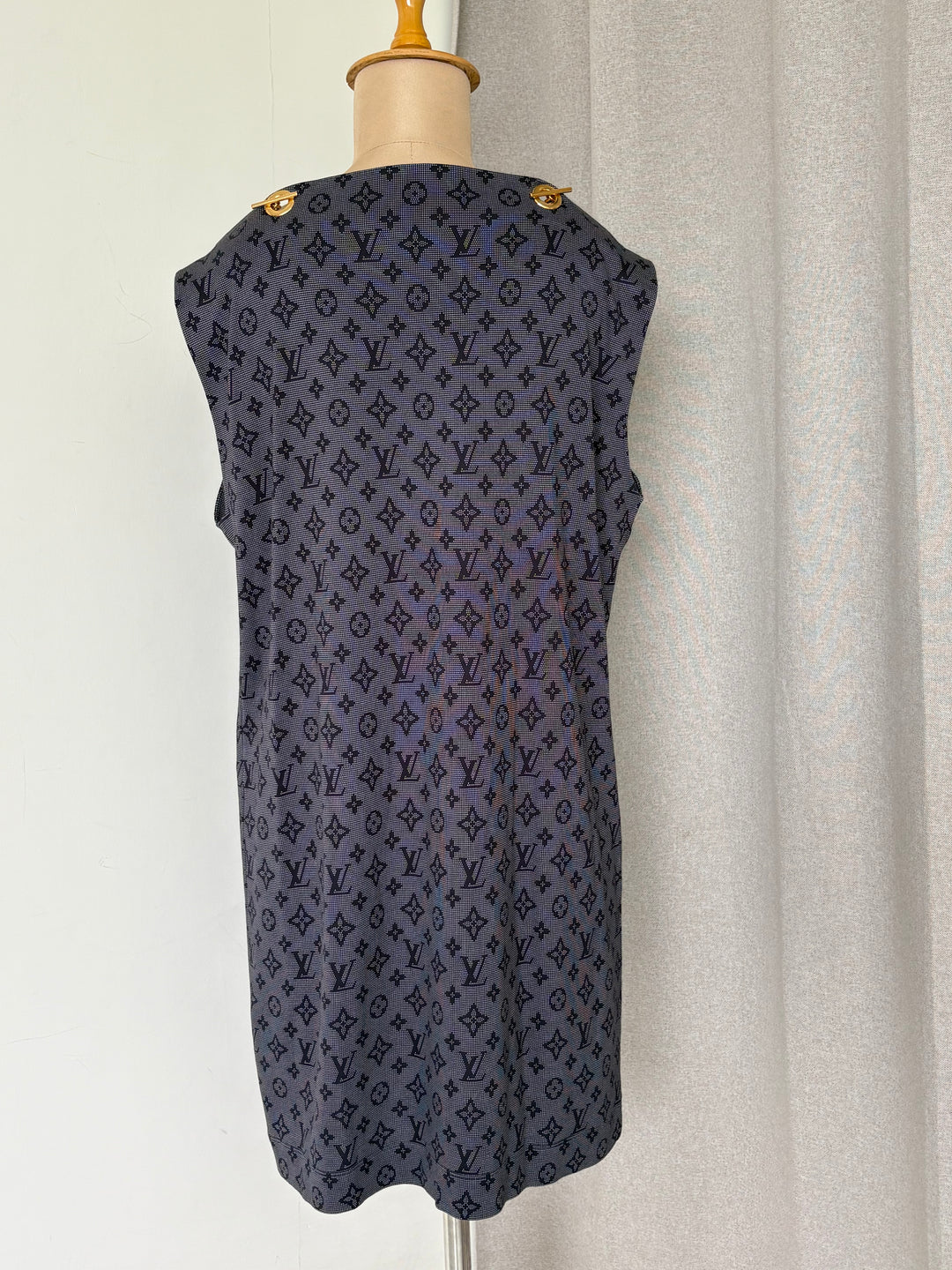 Louis Vuitton Monogram Knit Sheath Dress