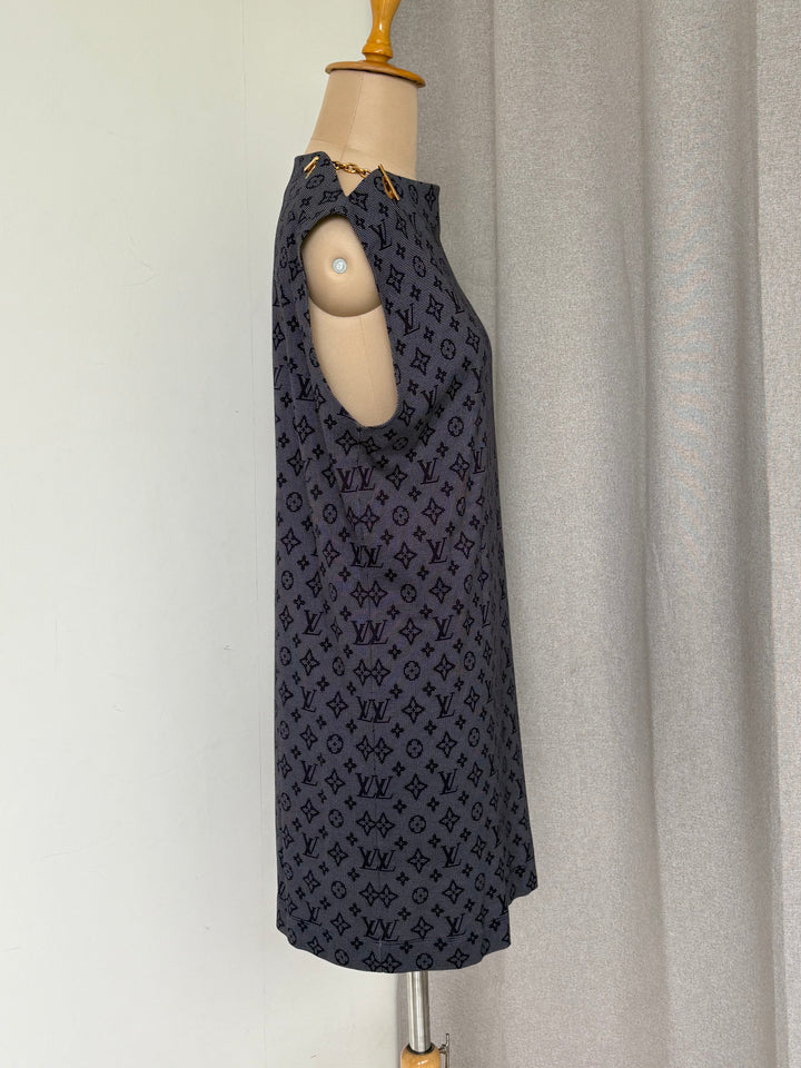Louis Vuitton Monogram Knit Sheath Dress