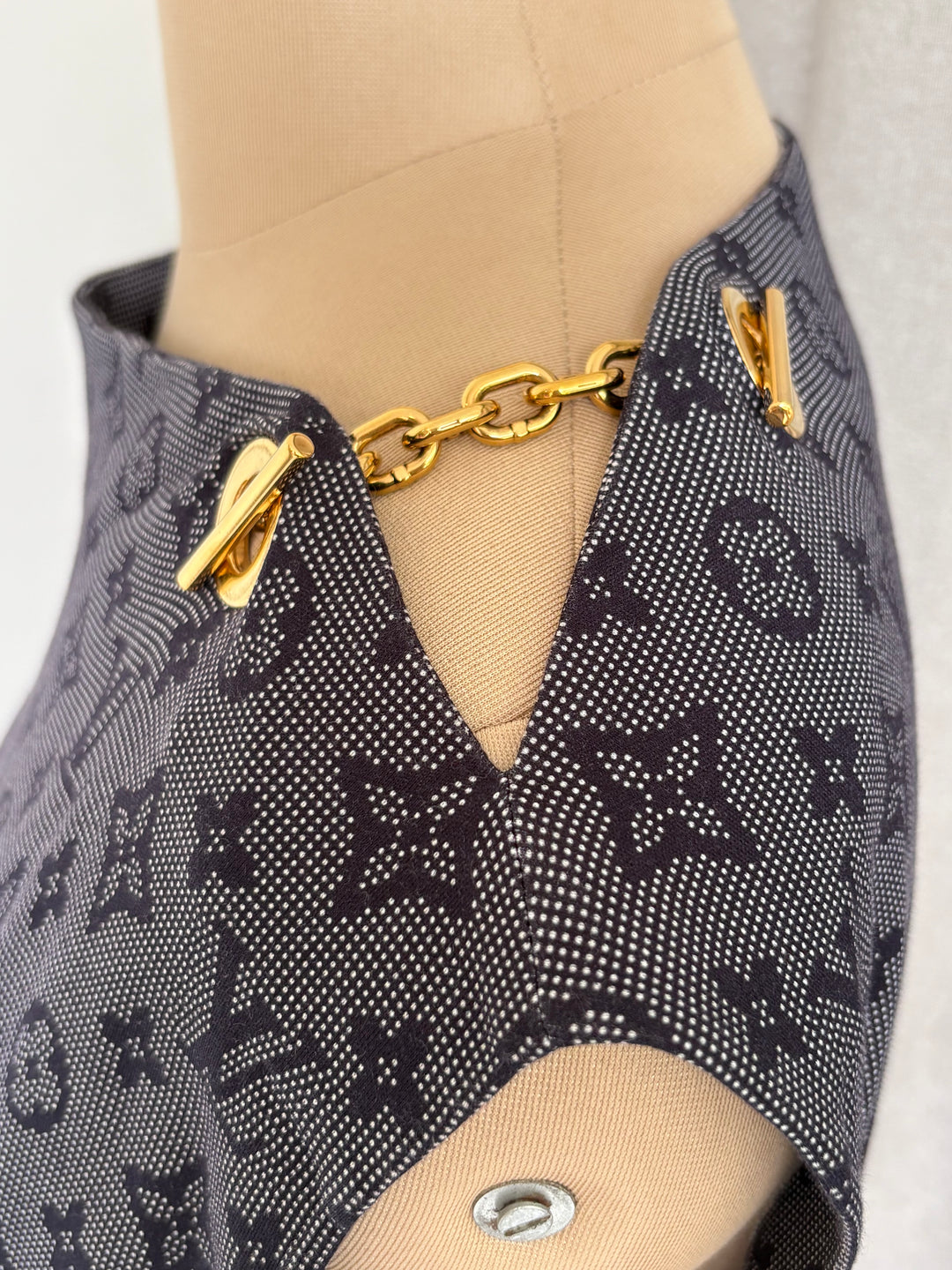 Louis Vuitton Monogram Knit Sheath Dress