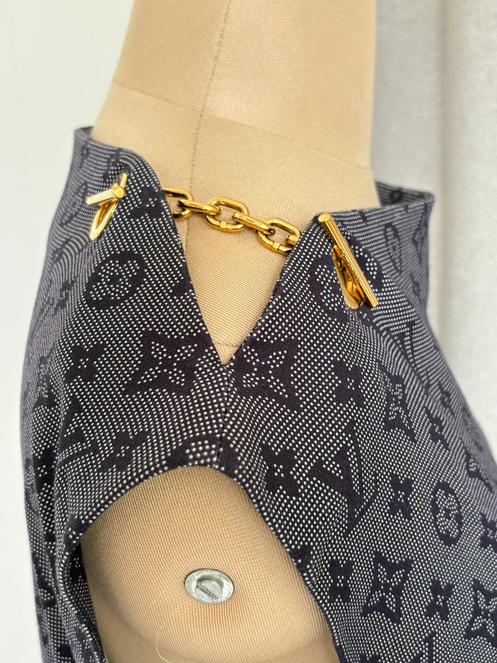Louis Vuitton Monogram Knit Sheath Dress