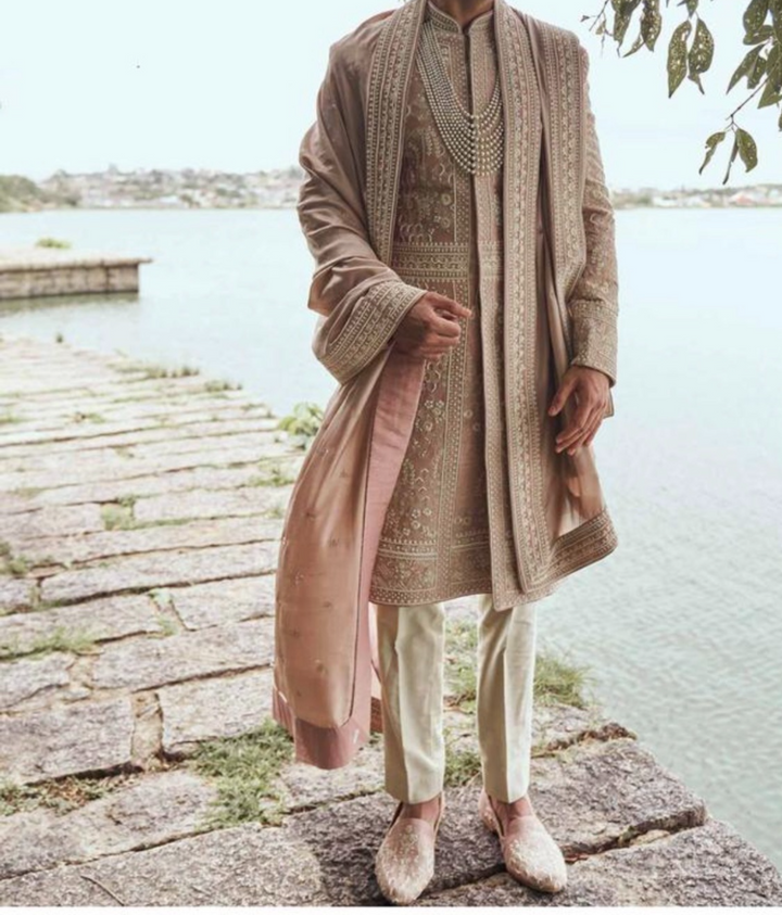 Anushree Reddy Embroidered Sherwani