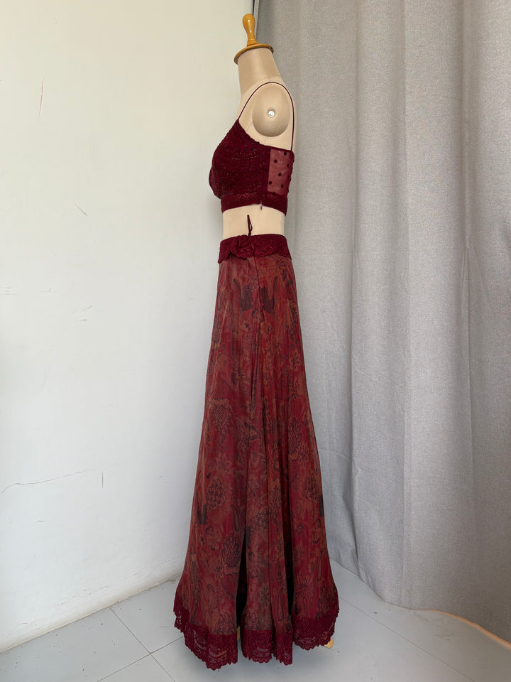 Jade by Monica & Karishma Embroidered Lehenga Set