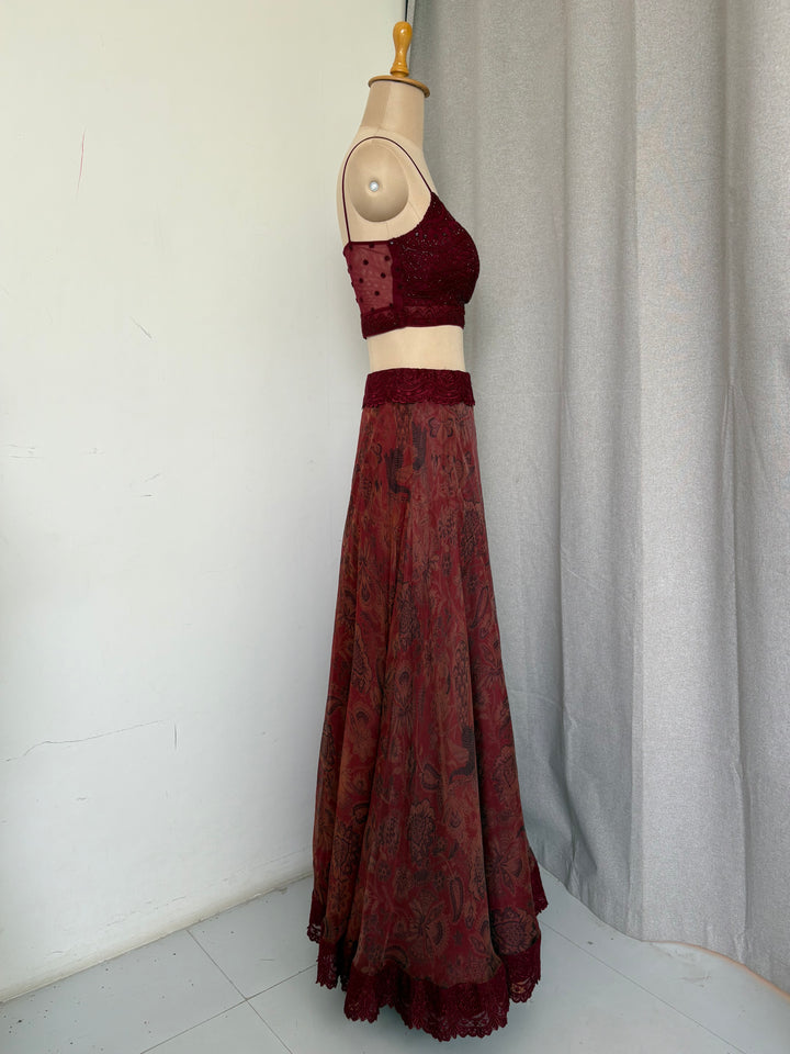 Jade by Monica & Karishma Embroidered Lehenga Set