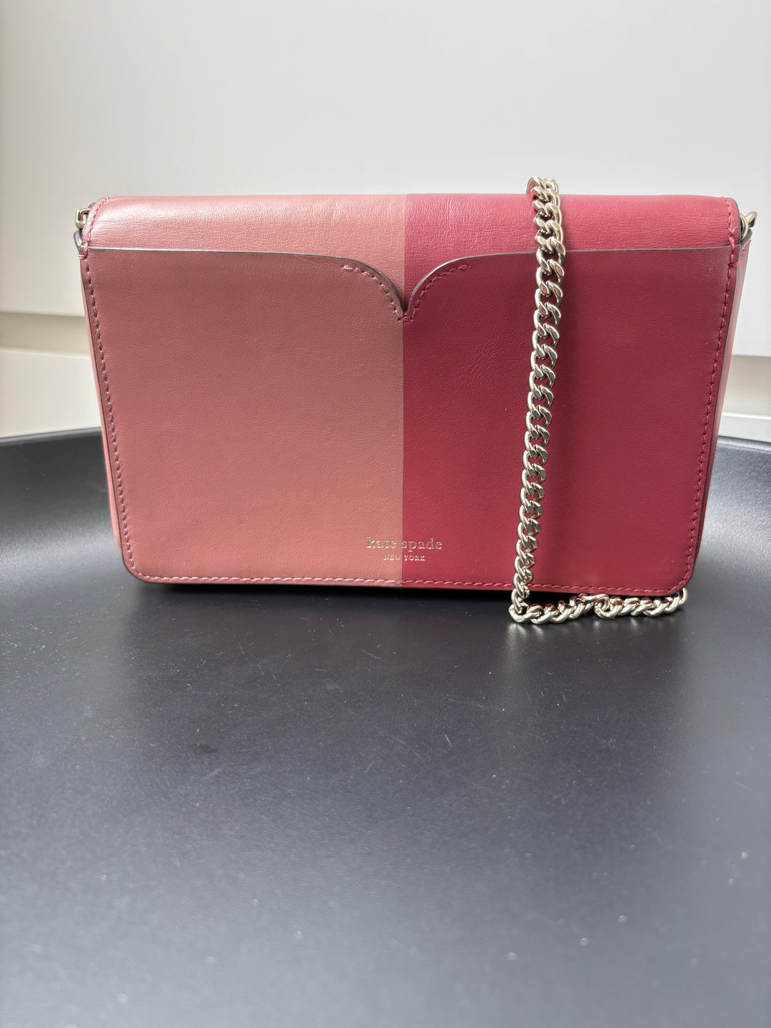 Kate Spade Nicola bicolor chain wallet bag