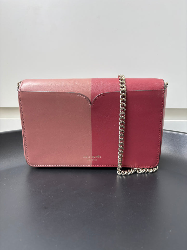 Kate Spade Nicola bicolor chain wallet bag