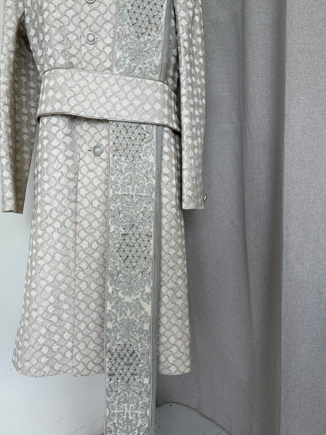Rohit Gandhi Rahul Khanna Ivory Embroidered Sherwani Set