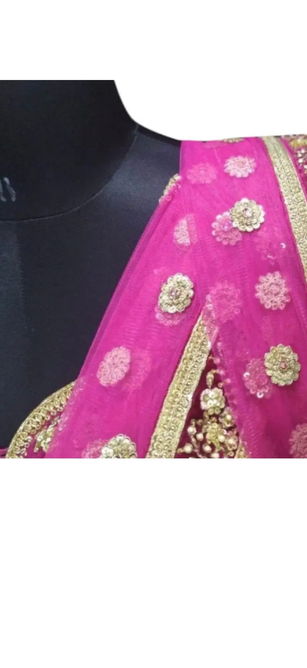 Sabyasachi Fuchsia Embroidered Lehenga Set
