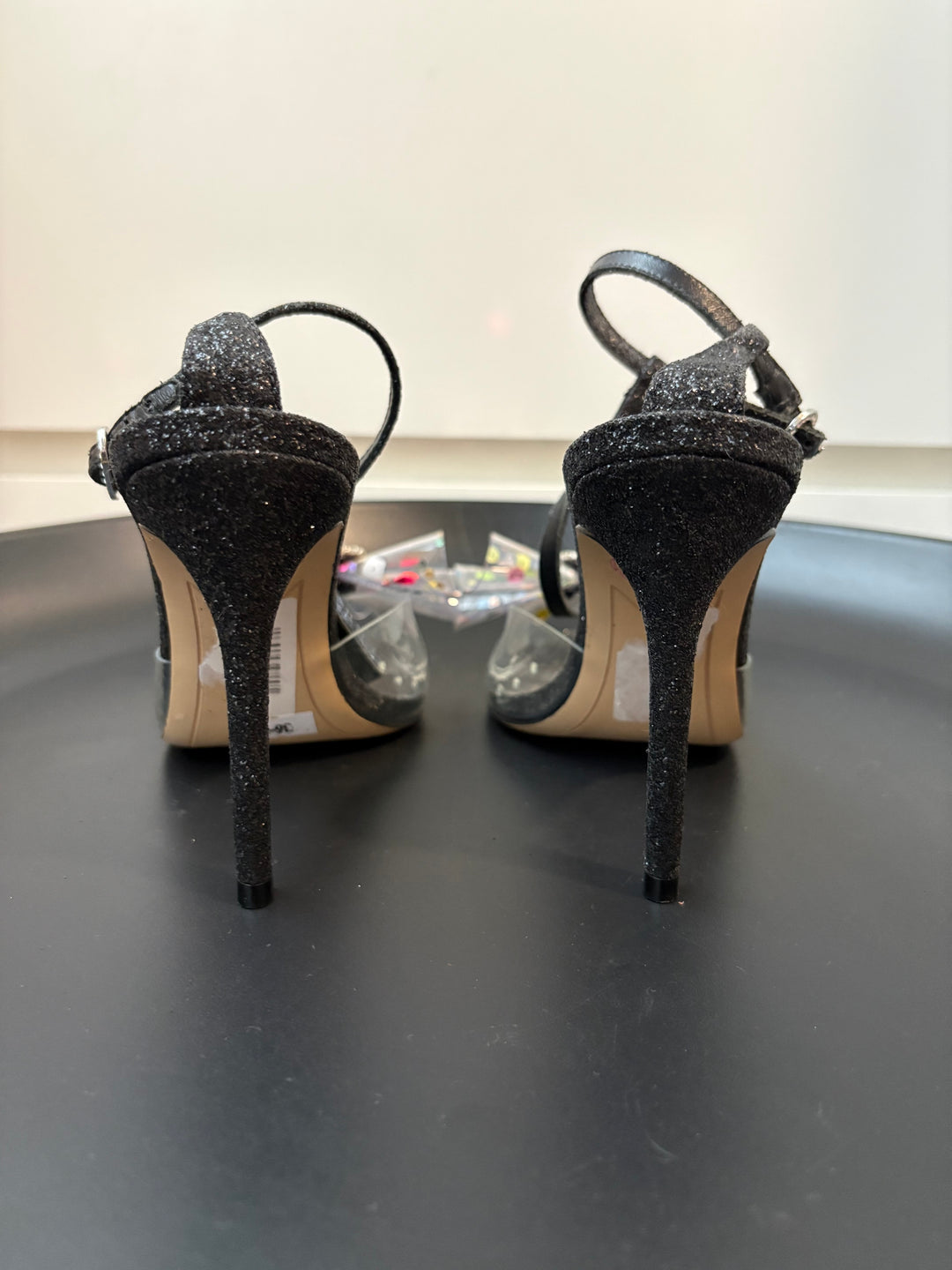 Sophia Webster Leah Glitter Bow Sandals