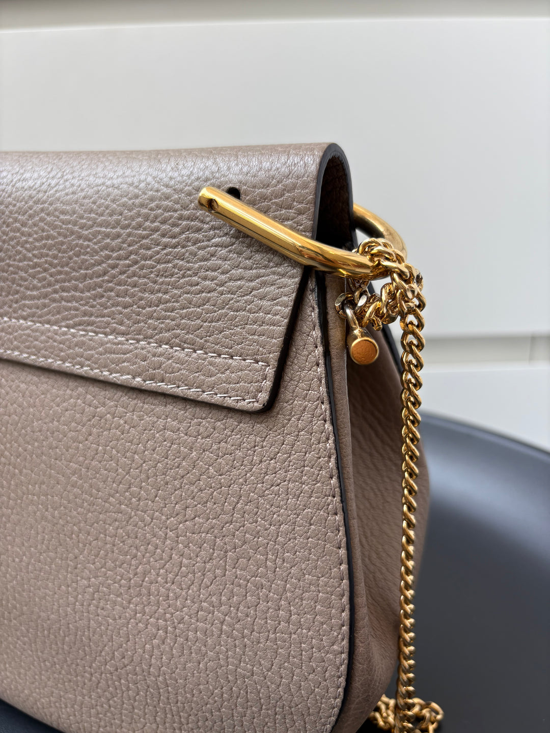 Chloe Leather Drew Shoulder Bag