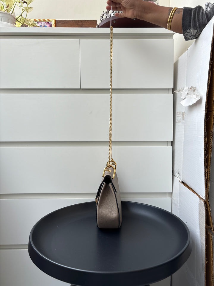 Chloe Leather Drew Shoulder Bag
