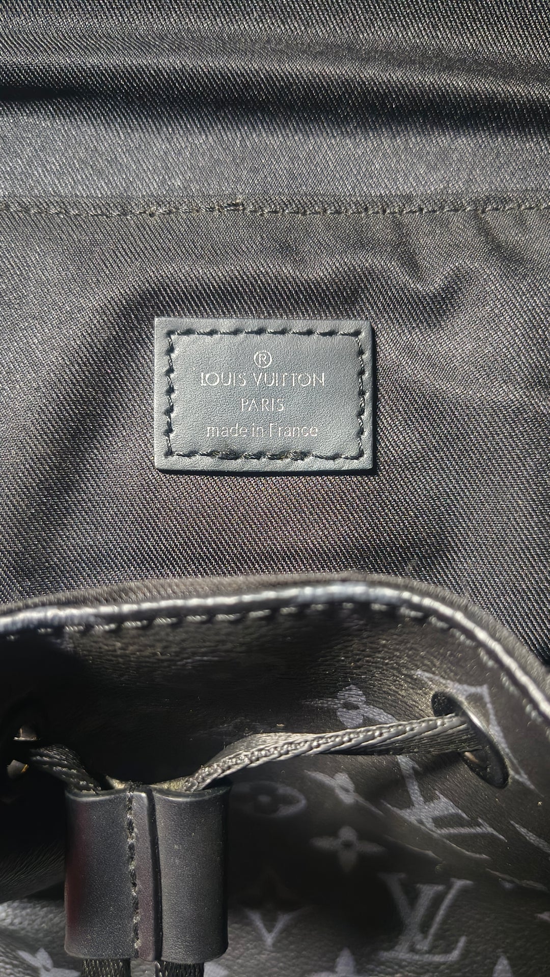 Louis Vuitton Monogram Eclipse Trio Bagpack