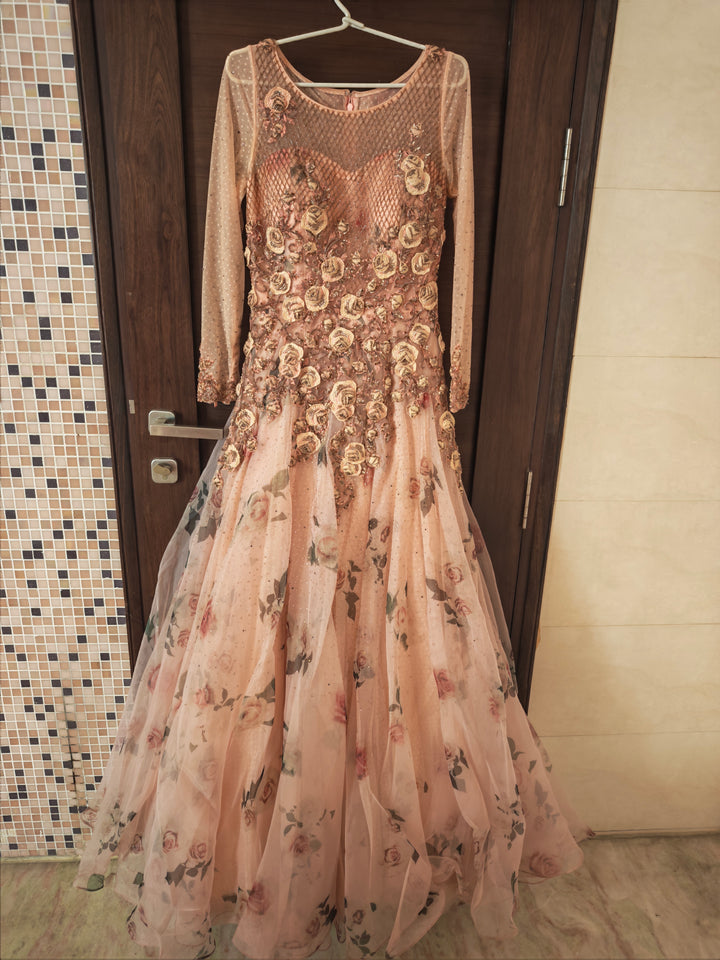 Dolly J Floral Embellished Gown
