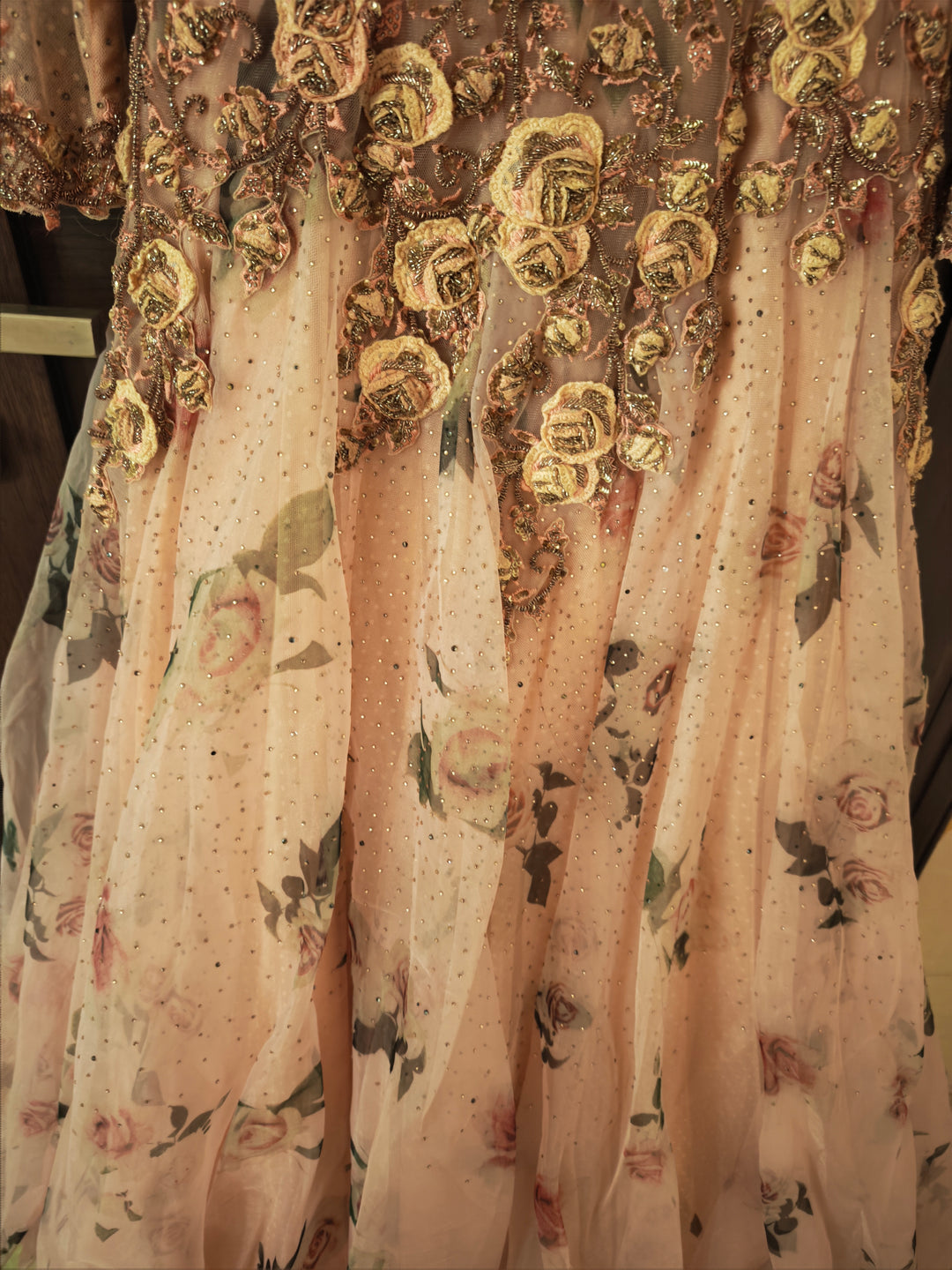 Dolly J Floral Embellished Gown