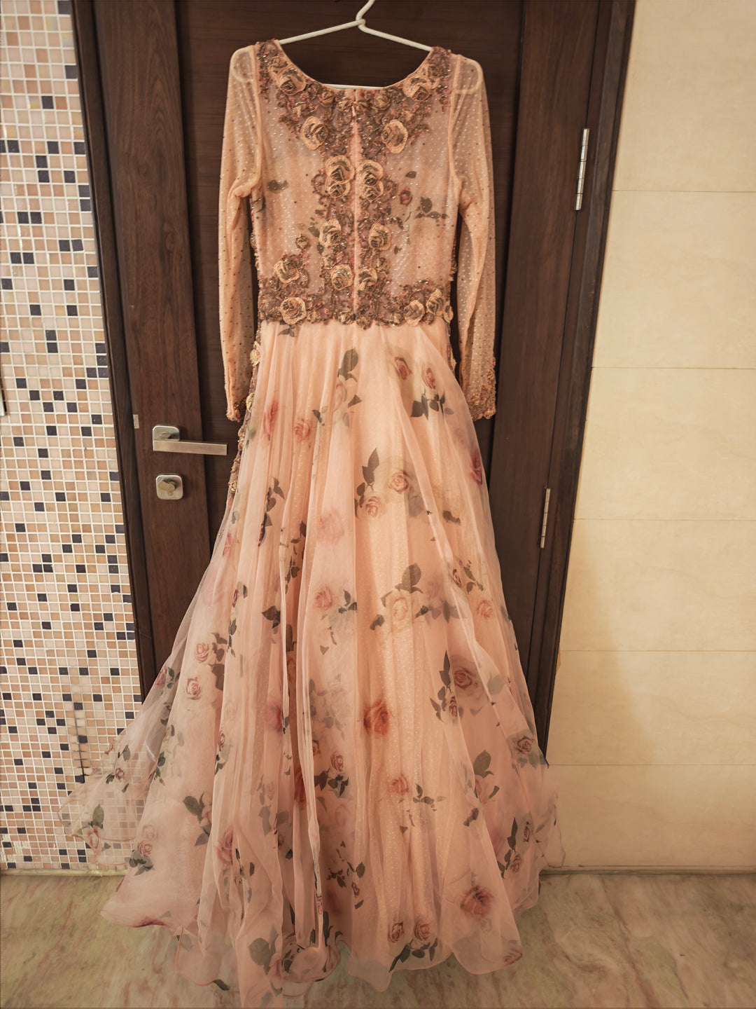 Dolly J Floral Embellished Gown