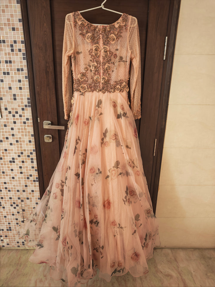 Dolly J Floral Embellished Gown