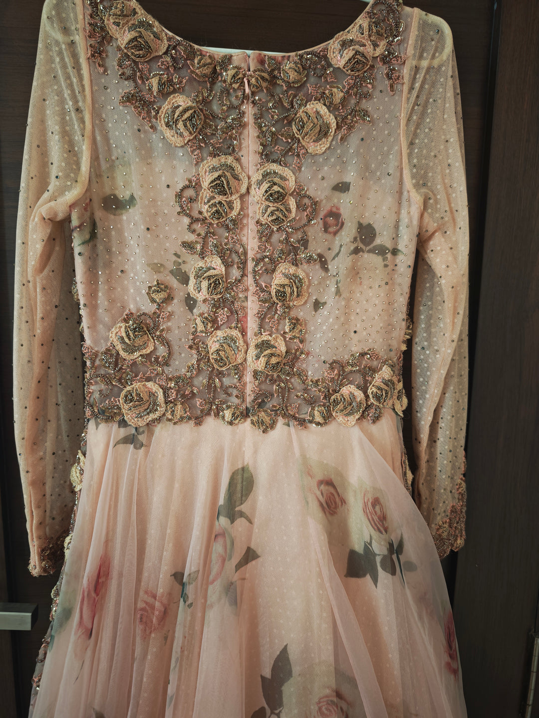 Dolly J Floral Embellished Gown