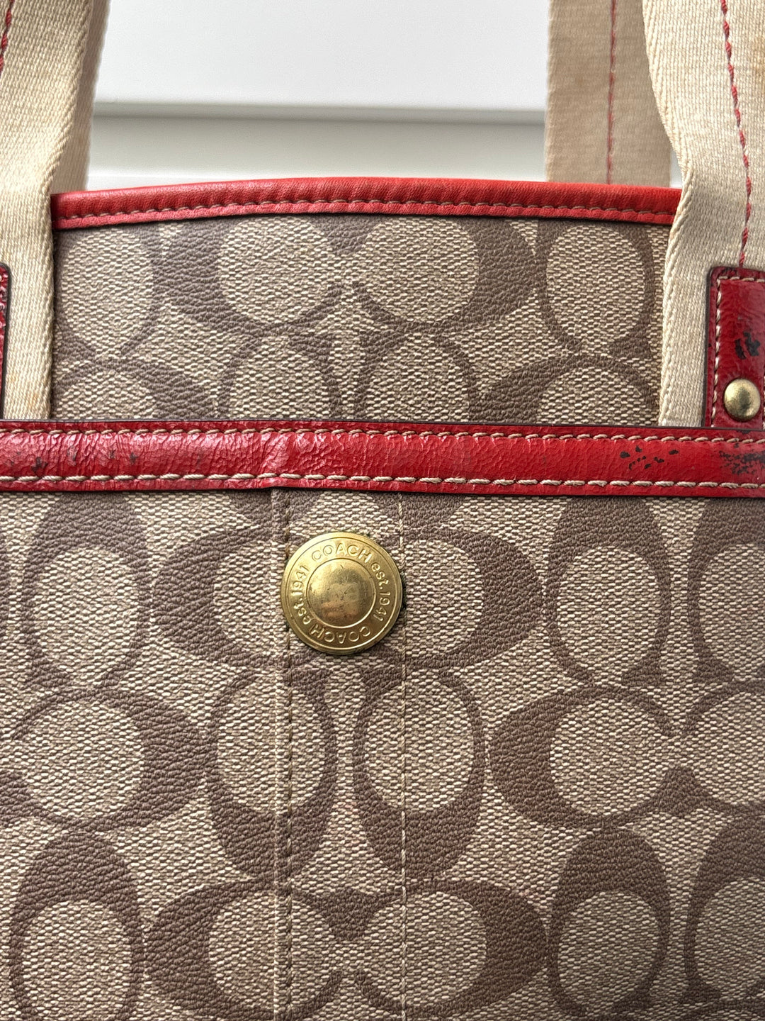 Coach Avenue Tote Bag