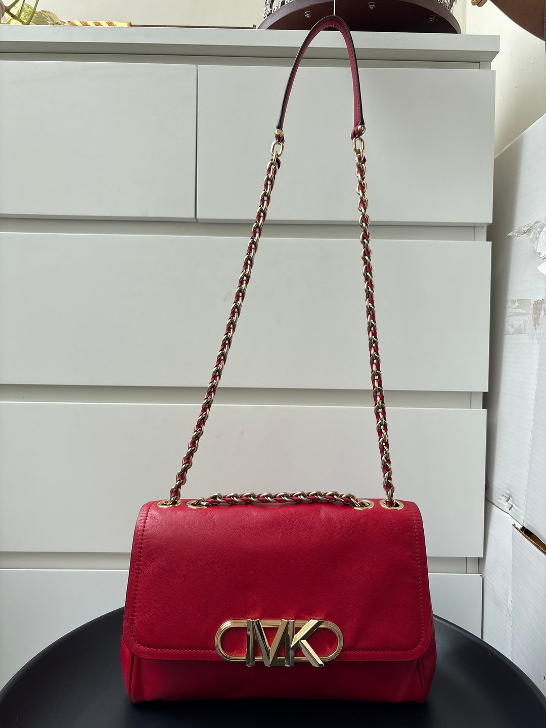 Michael Kors Parker Leather Shoulder Bag