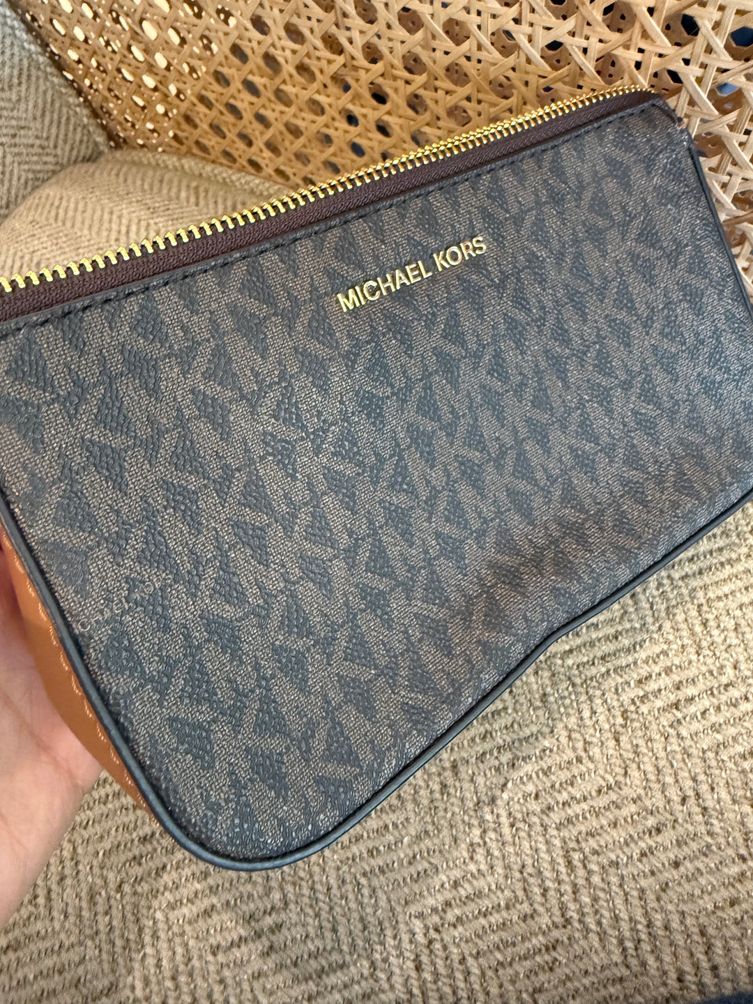 Michael Kors Jet Set Chain Pouchette Bag