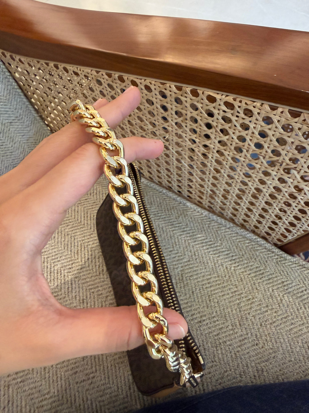 Michael Kors Jet Set Chain Pouchette Bag