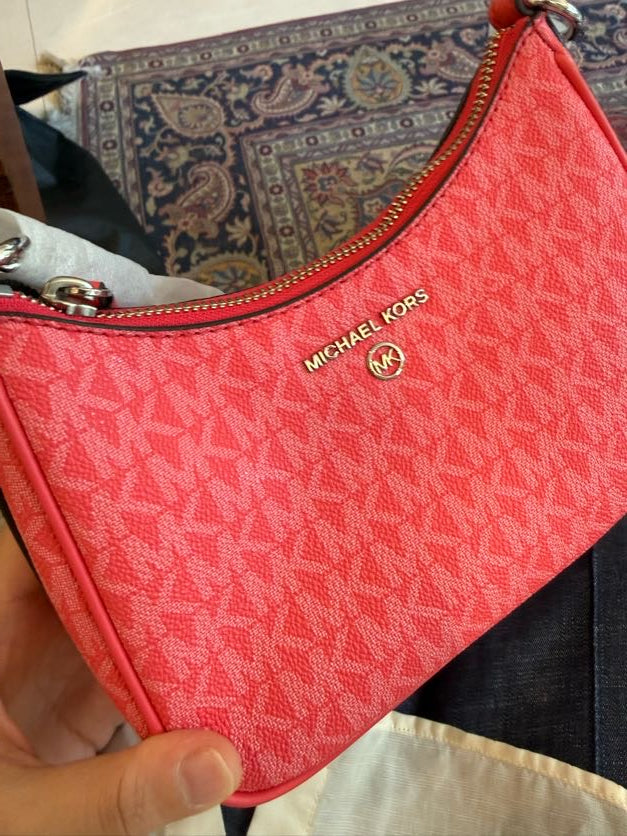 Michael Kors Jet Set Charm Monogram Baguette