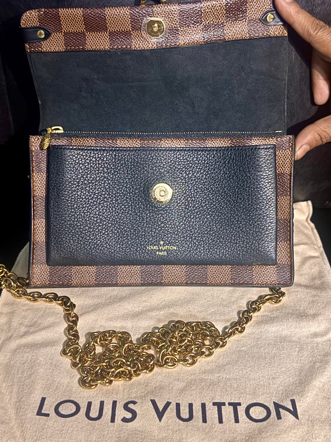 Louis Vuitton Damier Ebene Vavin Shoulder Bag