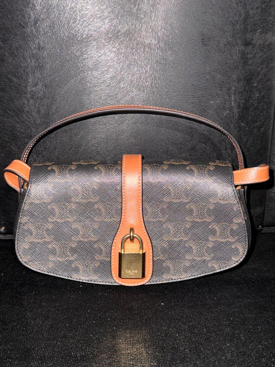 Celine Triomphe Tabou Clutch Bag