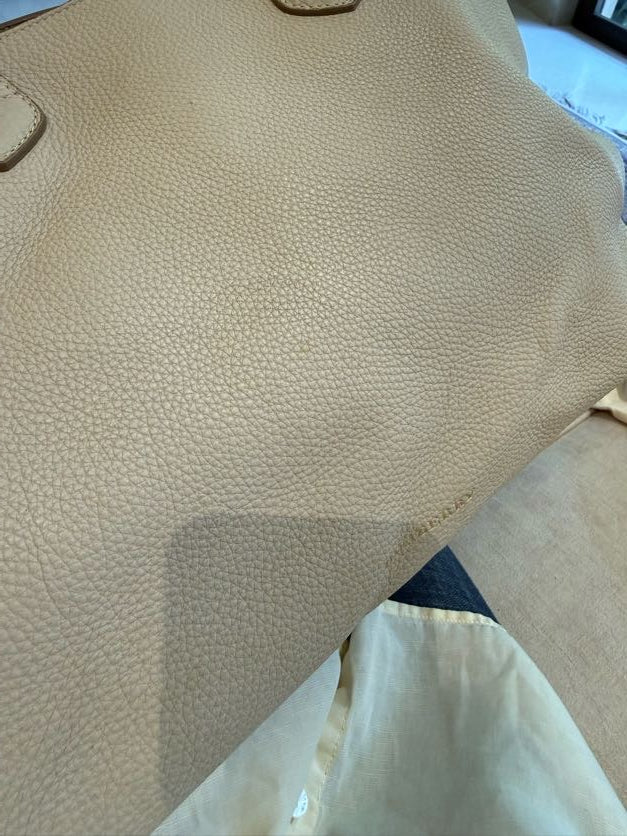 Burberry Derby Calfskin House Check Banner Tote