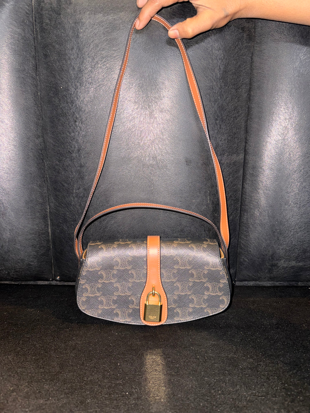 Celine Triomphe Tabou Clutch Bag