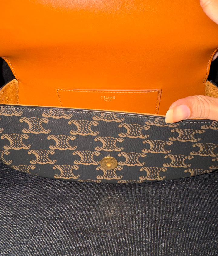Celine Triomphe Tabou Clutch Bag