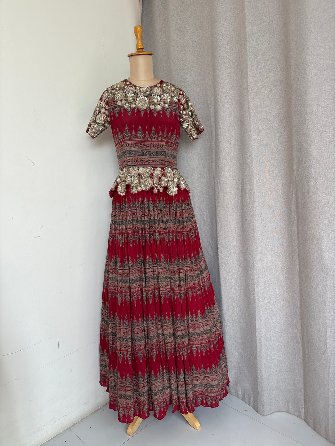 Bhumika Sharma Embellished Red Gown