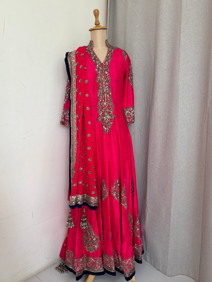 Manish Malhotra Embellished Pink Anarkali