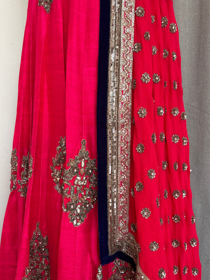 Manish Malhotra Embellished Pink Anarkali