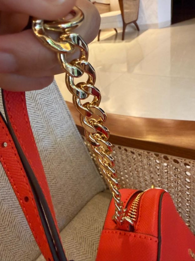 Michael Kors Jet Set Saffiano Leather Crossbody Bag