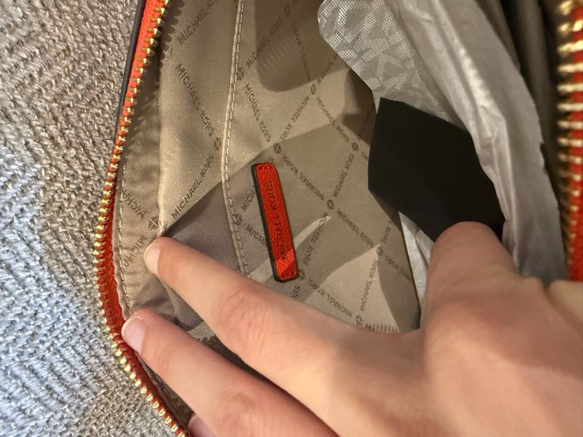 Michael Kors Jet Set Saffiano Leather Crossbody Bag