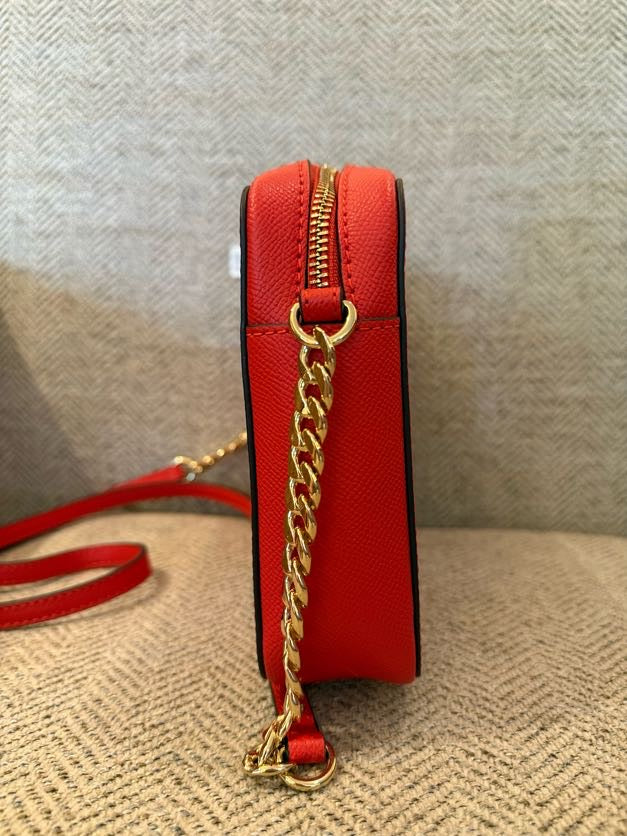 Michael Kors Jet Set Saffiano Leather Crossbody Bag