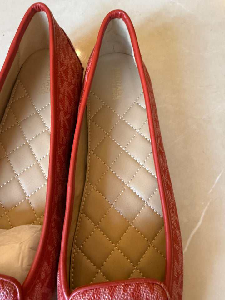 Michael Kors Lillie Printed Moccasins with Metal Accent
