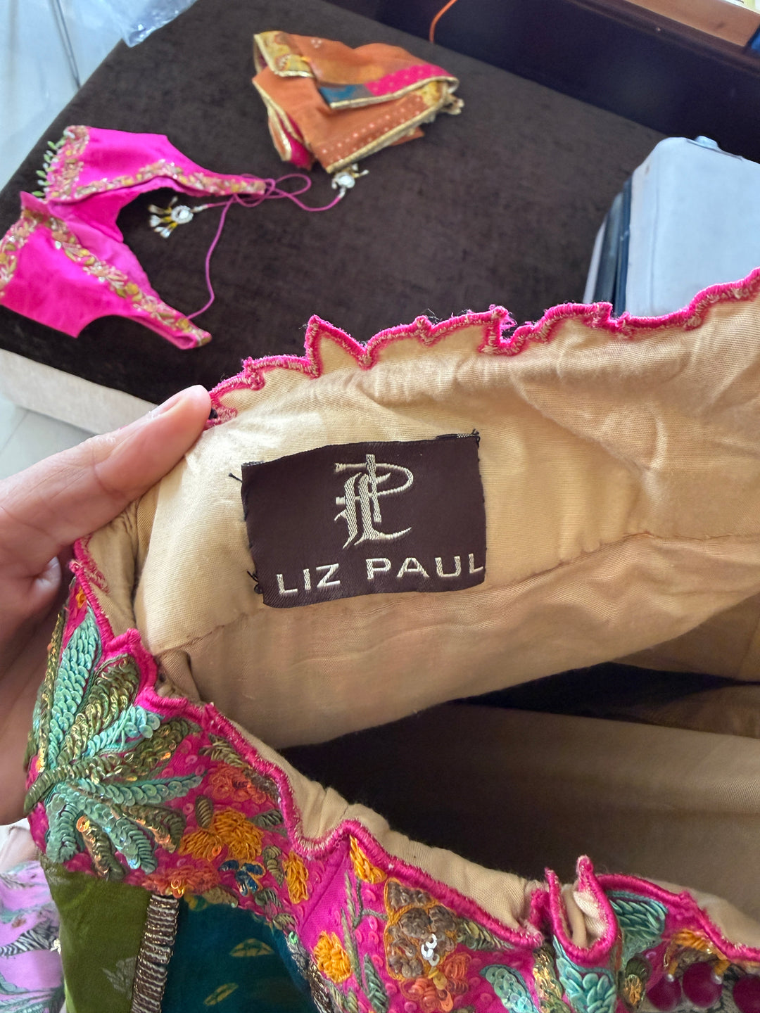 Liz Paul Multicolour Lehenga Set