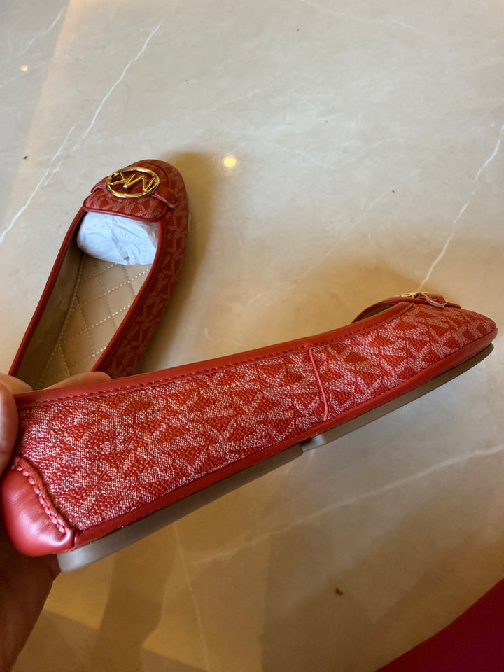 Michael Kors Lillie Printed Moccasins with Metal Accent