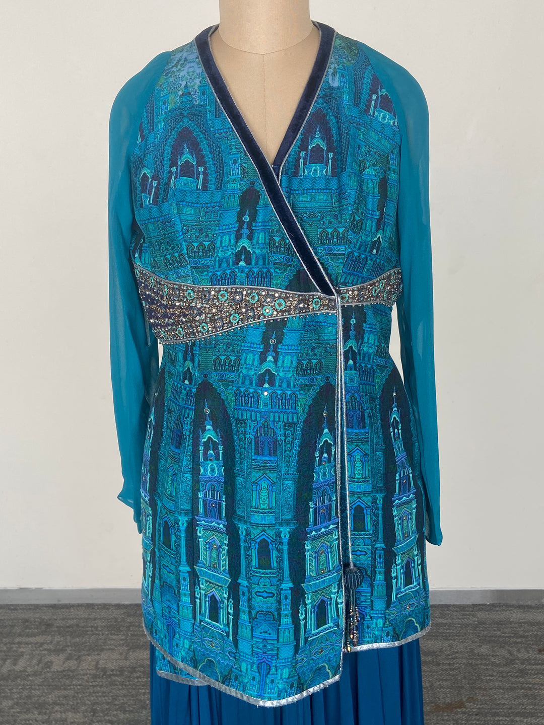 JJ Valaya Printed Lehenga Set