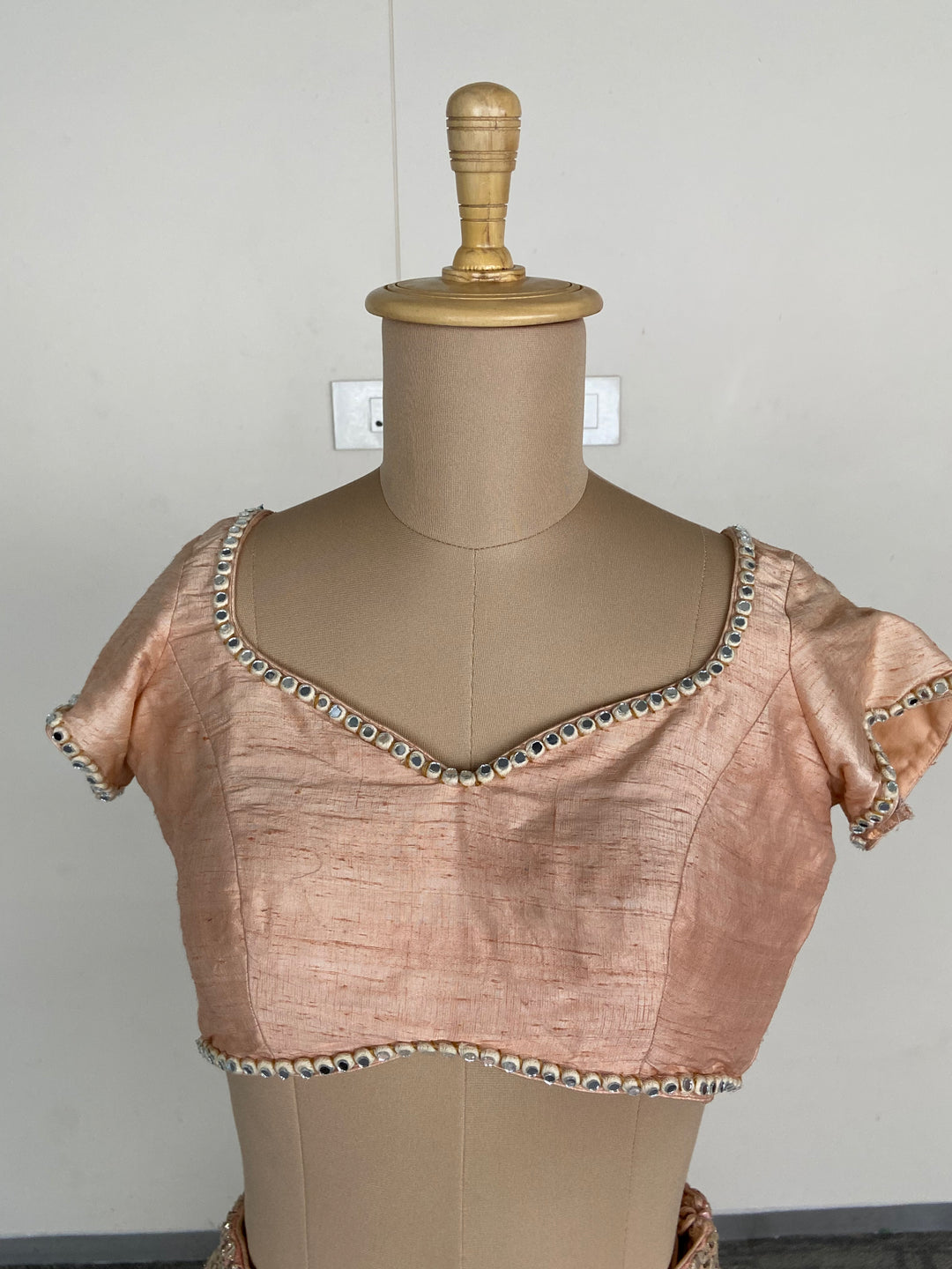 Abhinav Mishra Mirror-Embellished Lehenga Set