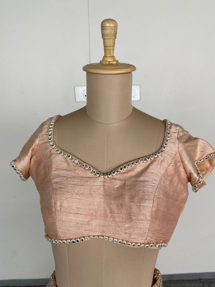 Abhinav Mishra Mirror-Embellished Lehenga Set