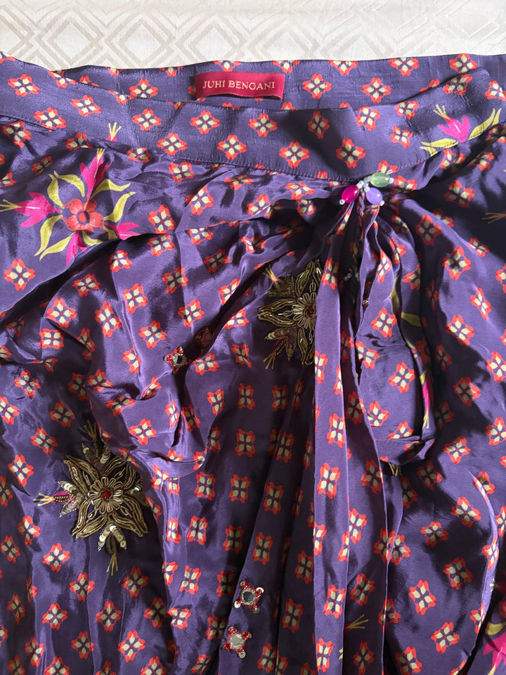 Juhi Bengani Printed Corset Co-ord Set