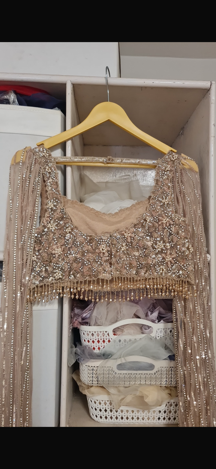 Natasha Dalal Embellished Fish Cut Lehenga Set