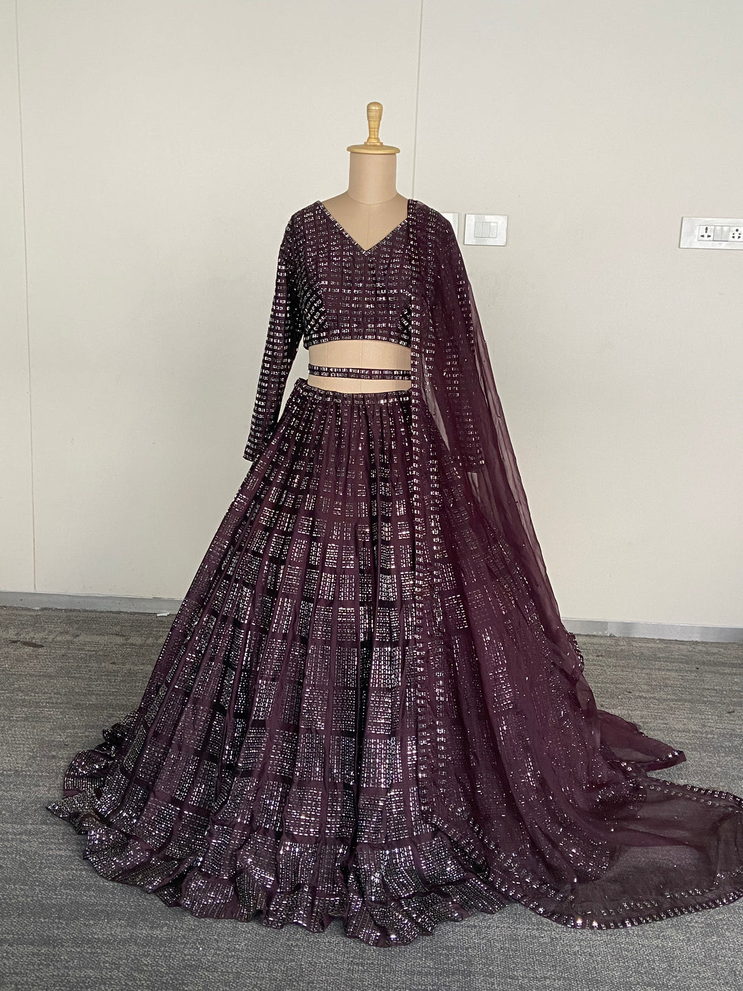 Seema Gujral Embellished Lehenga Set